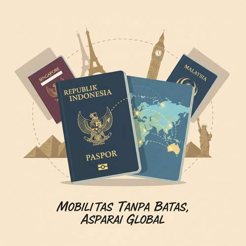 Kekuatan Paspor Indonesia: Menjelajahi Peringkat Global, Tantangan, dan Peluang Akses Bebas Visa